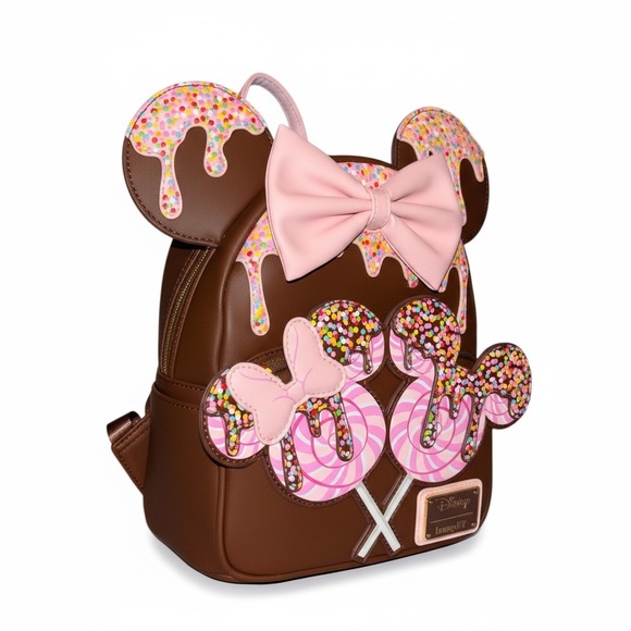 Disney x Loungefly Minnie Candy Lollipop Mini Backpack 🍭 NWOT 🍭 - Picture 2 of 8